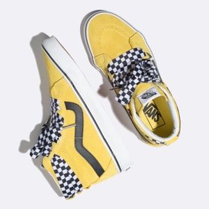 NEW Vans Sk8 Hi Wrap Alt Laces Taxi Yellow